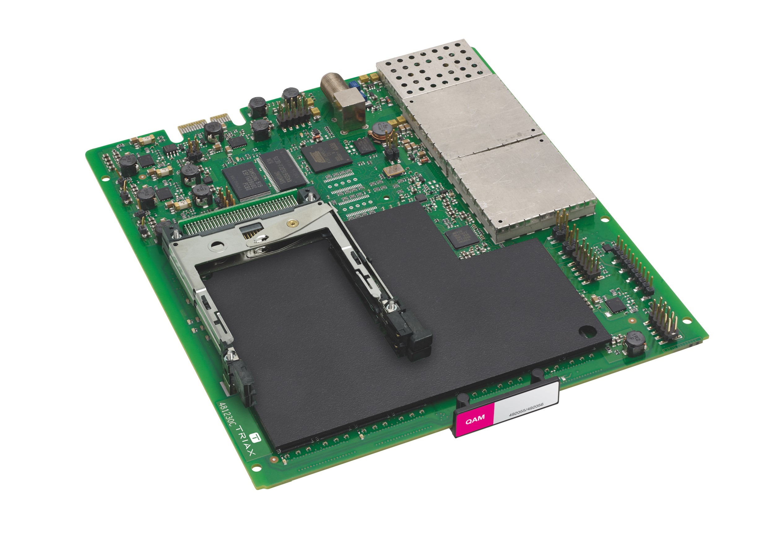 Triax TDX output module DVB-C, QAM 2*CI (4 QAM ut)
