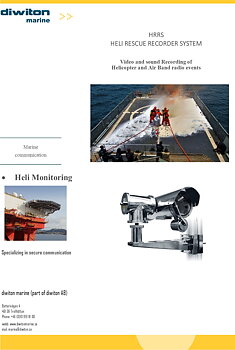 Helicopter plattform recorder