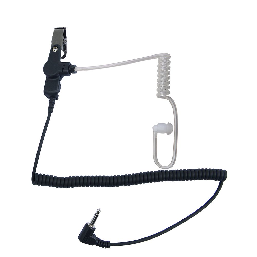 Earhanger with airtube, helix cable
