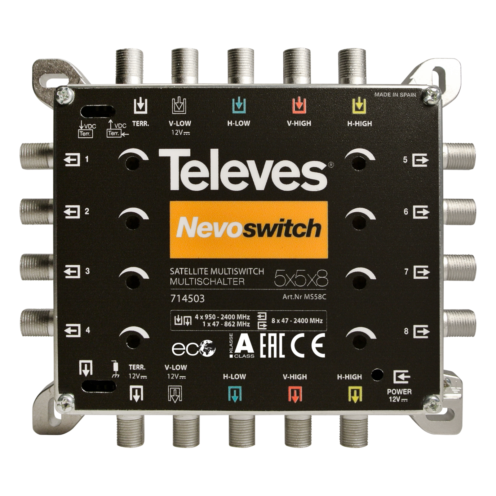 Multiswitch 5 inputs 8 outputs