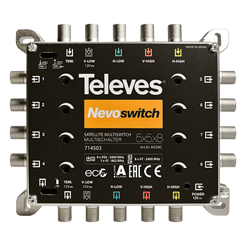 Multiswitch 5 inputs 8 outputs