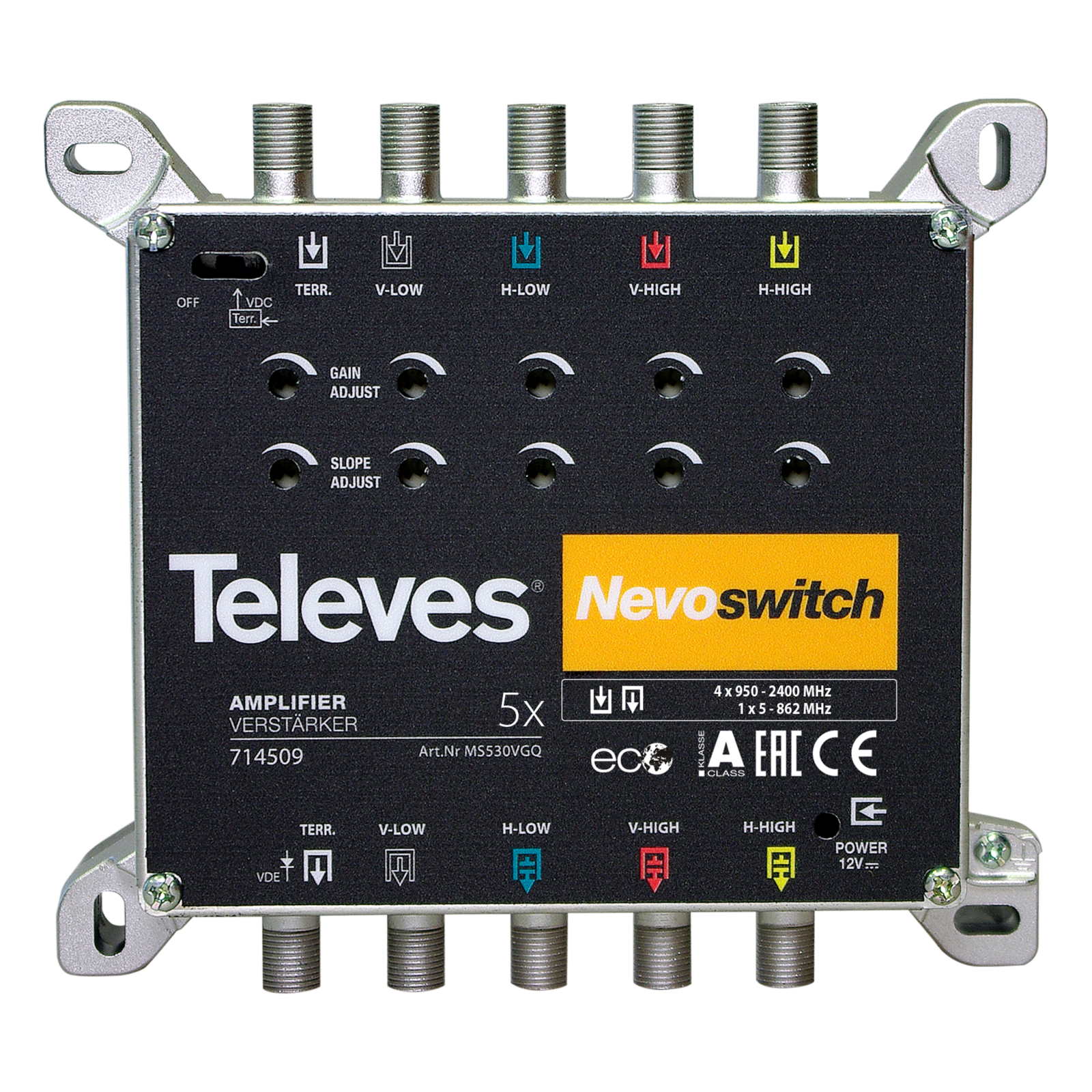 Multiswitch amplifier 27dB