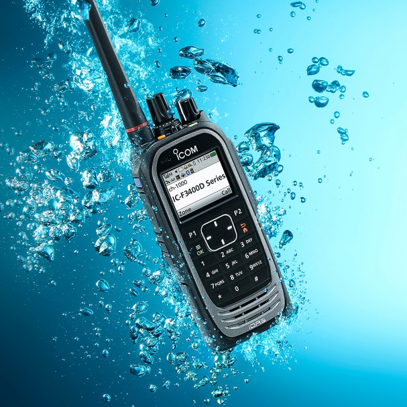 Icom IC-F3400D Bärbar Radio VHF IDAS/Analog - 2