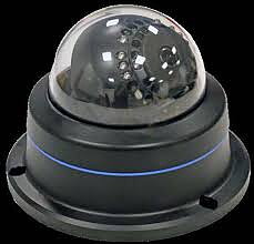 Dome camera, IP67, IEC60945 approval
