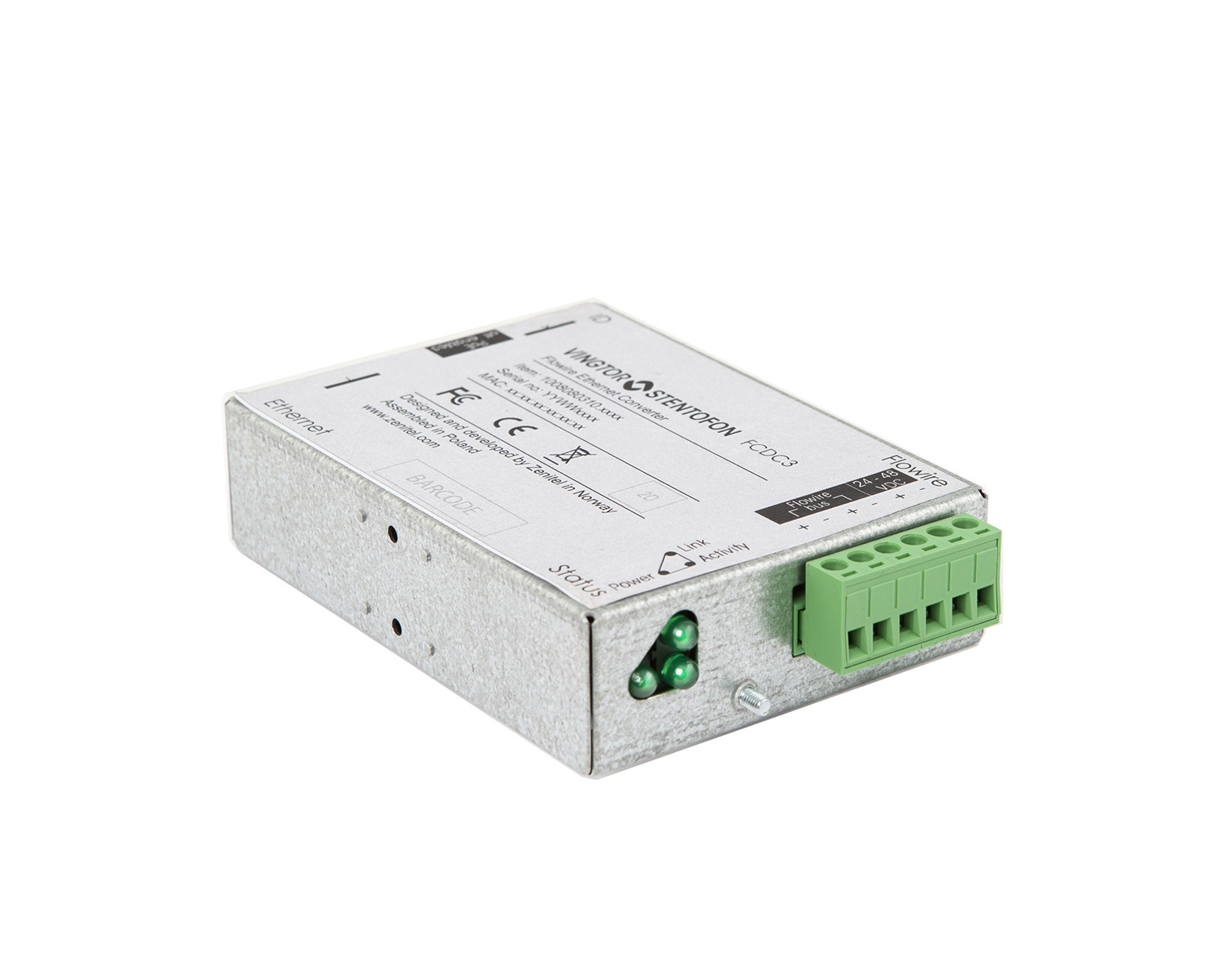 VINGTOR FCDC3 Flowire Ethernet Converter - PoE