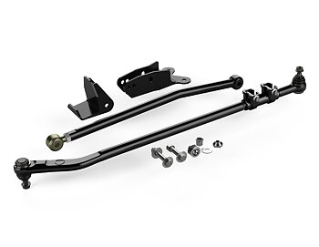 Teraflex HD Forged Drag Link Flip Kit with Front Track Bar Drop Bracket & Frame Brace 4-6" Lift - Jeep JK & JKU