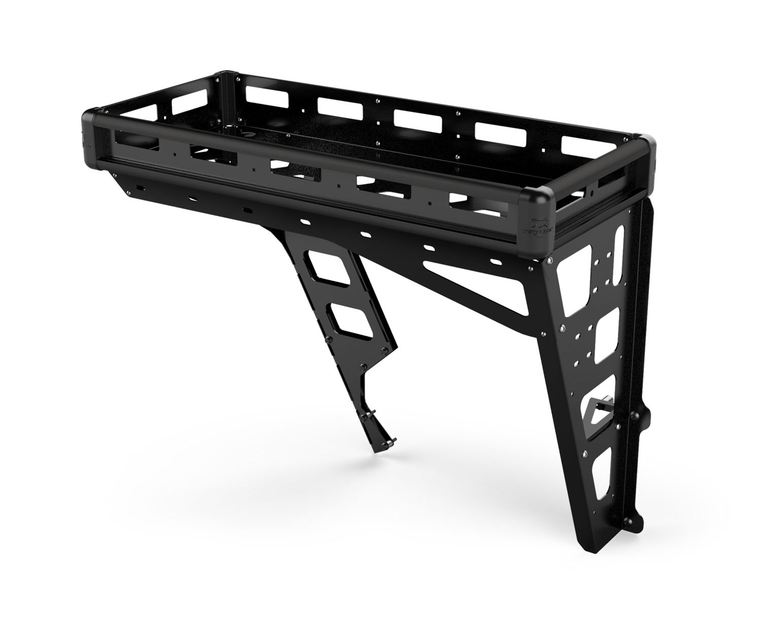 Teraflex Alta Cargo Rack Black Rails - Jeep JK & JKU
