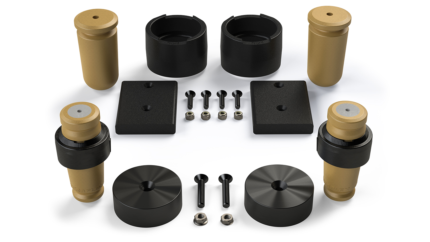 Teraflex Progressive Bump Stop Kit Front & Rear 2.5" Lift - Jeep JK & JKU