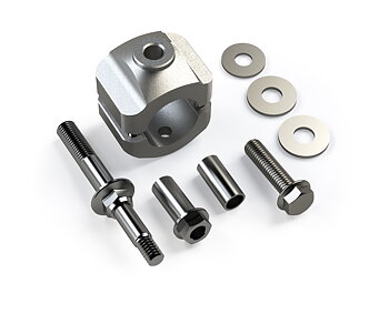 Teraflex Steering Stabilizer Relocation Kit 1-5/8" HD Tie Rod - Jeep JK & JKU