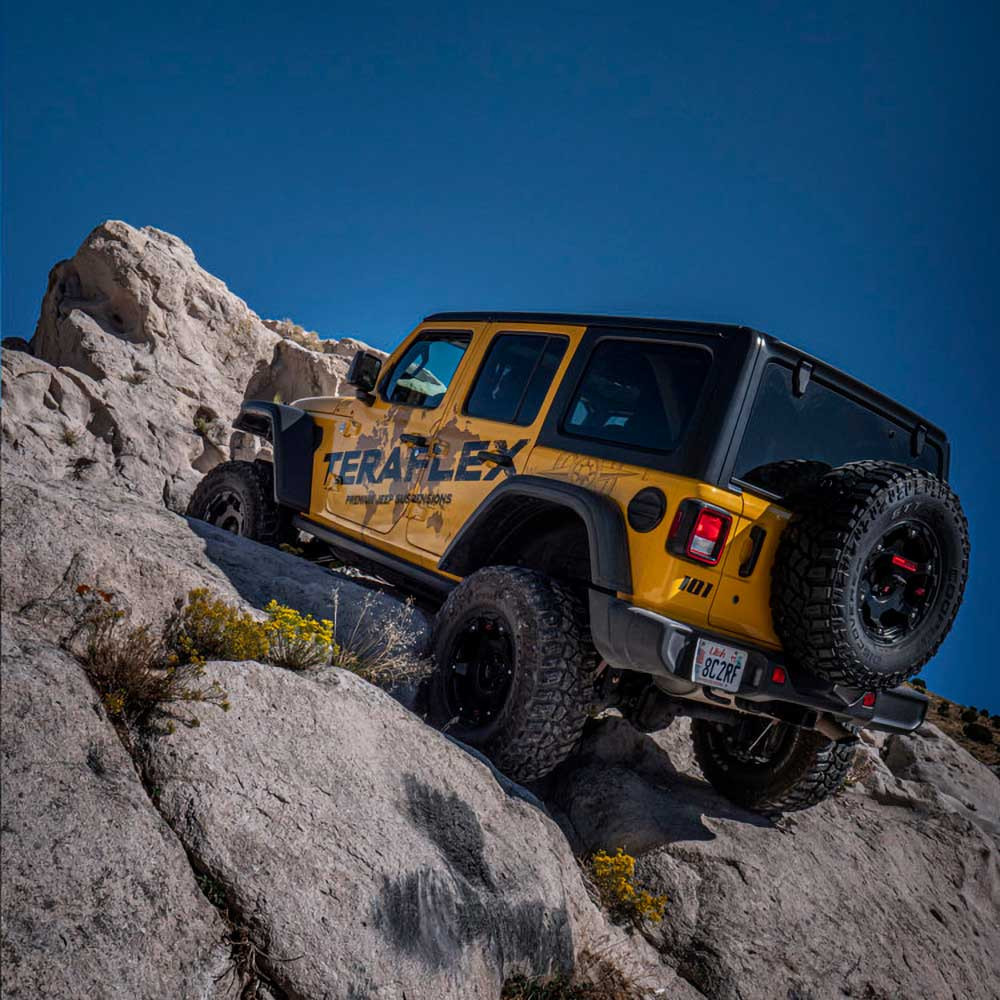 Teraflex 3" Stroke SpeedBump & Progressive Bump Stop Kit Front & Rear 4.5" Lift - Jeep JL & JLU - 4