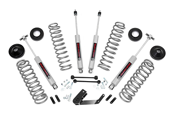 Rough Country 3.25" Lift Kit Incl. Shock Absorbers - Jeep JKU