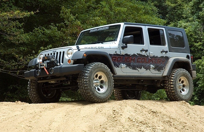 Rough Country X Series 4" Lift Kit Incl. Shock Absorbers - Jeep JKU - 3