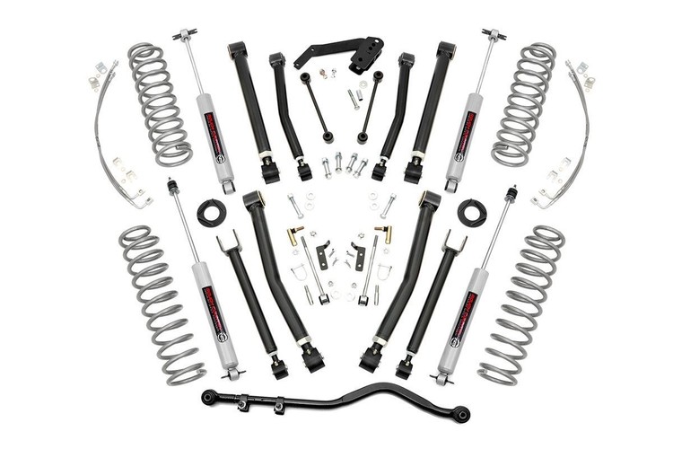 Rough Country X Series 4" Lift Kit Incl. Shock Absorbers - Jeep JKU