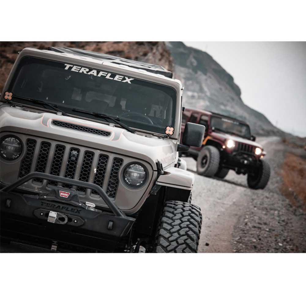 Teraflex 13" Rear Sway Bar Link Kit with Swivel Stud 2.5-4.5" Lift - Jeep Gladiator JT - 3