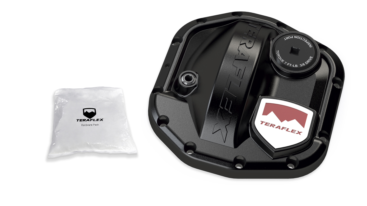 Teraflex HD Differential Cover Kit Dana 30 AdvanTEK (M186) Front - Jeep JL, JLU & Gladiator JT