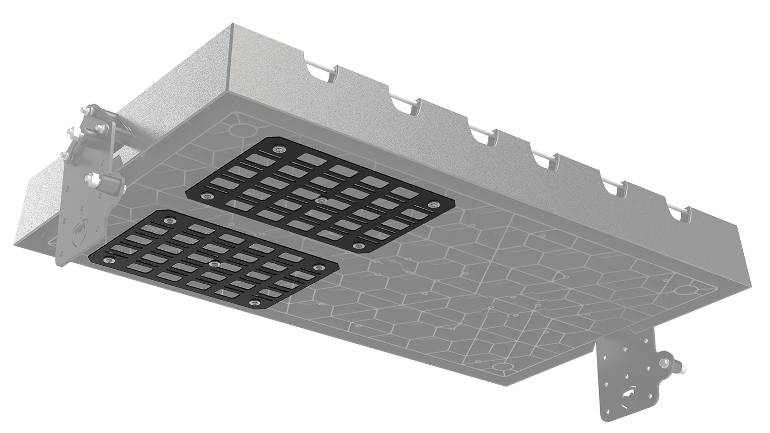 Teraflex Sierra Cargo Rack MOLLE Panel Kit - Jeep JLU 4 Door - 2