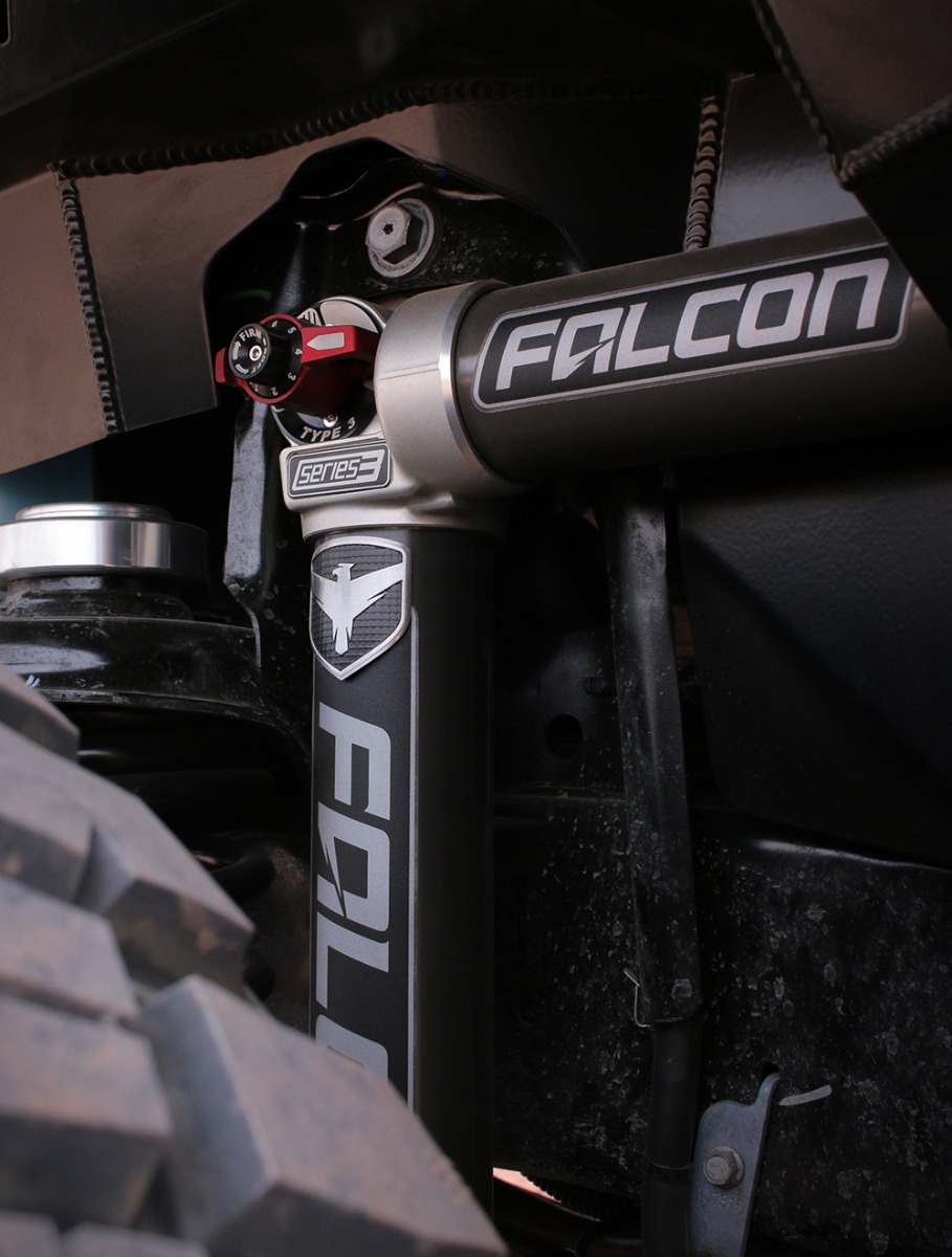 Falcon SP2 3.3 Fast Adjust Piggyback Shock Kit 0-1.5" Lift - Jeep JLU 4 Door - 2