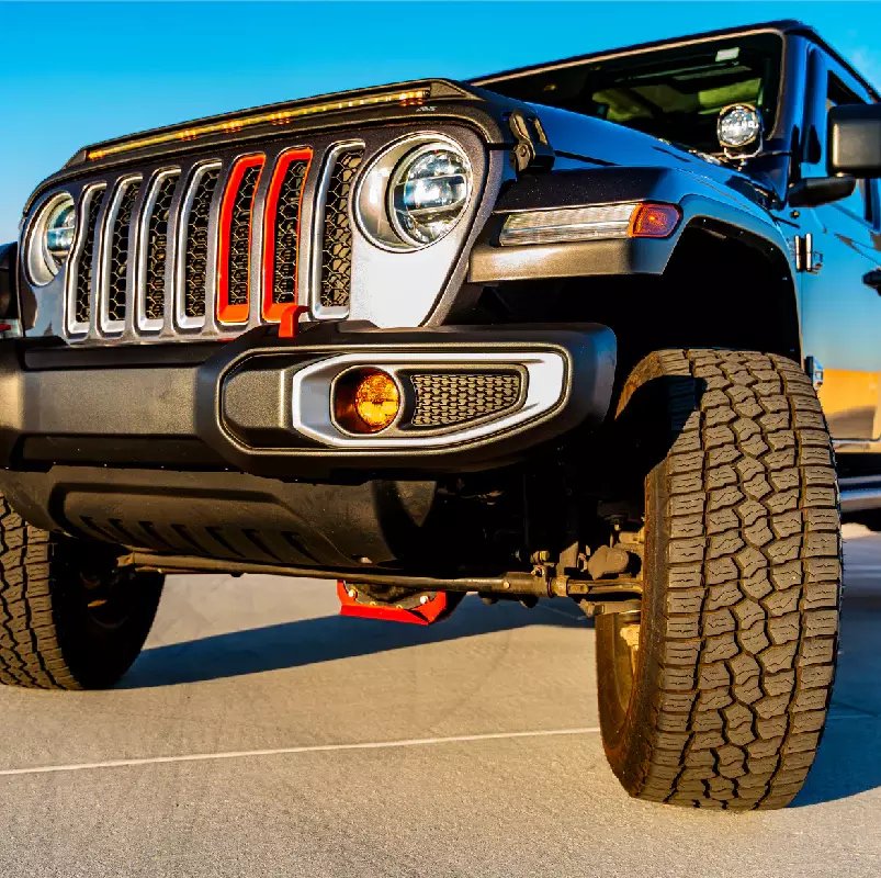 ARB Nacho Quatro Fog Light Mounts for 1-Piece Bumper - Jeep JK, JL & JT - 5