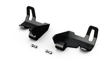 Teraflex Rear Shock Skid Plates - Jeep JK & JKU