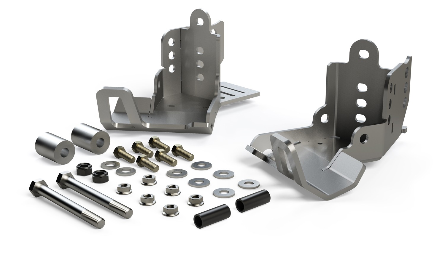 Teraflex Heavy-Duty Rear Shock Skid Plates Teraflex JK & JKU