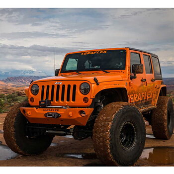 Teraflex Heavy-Duty Rear Shock Skid Plates Teraflex JK & JKU