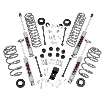 Rough Country 3.25" Lift Kit 4-Cylinder - Jeep TJ & LJ 2003-2006