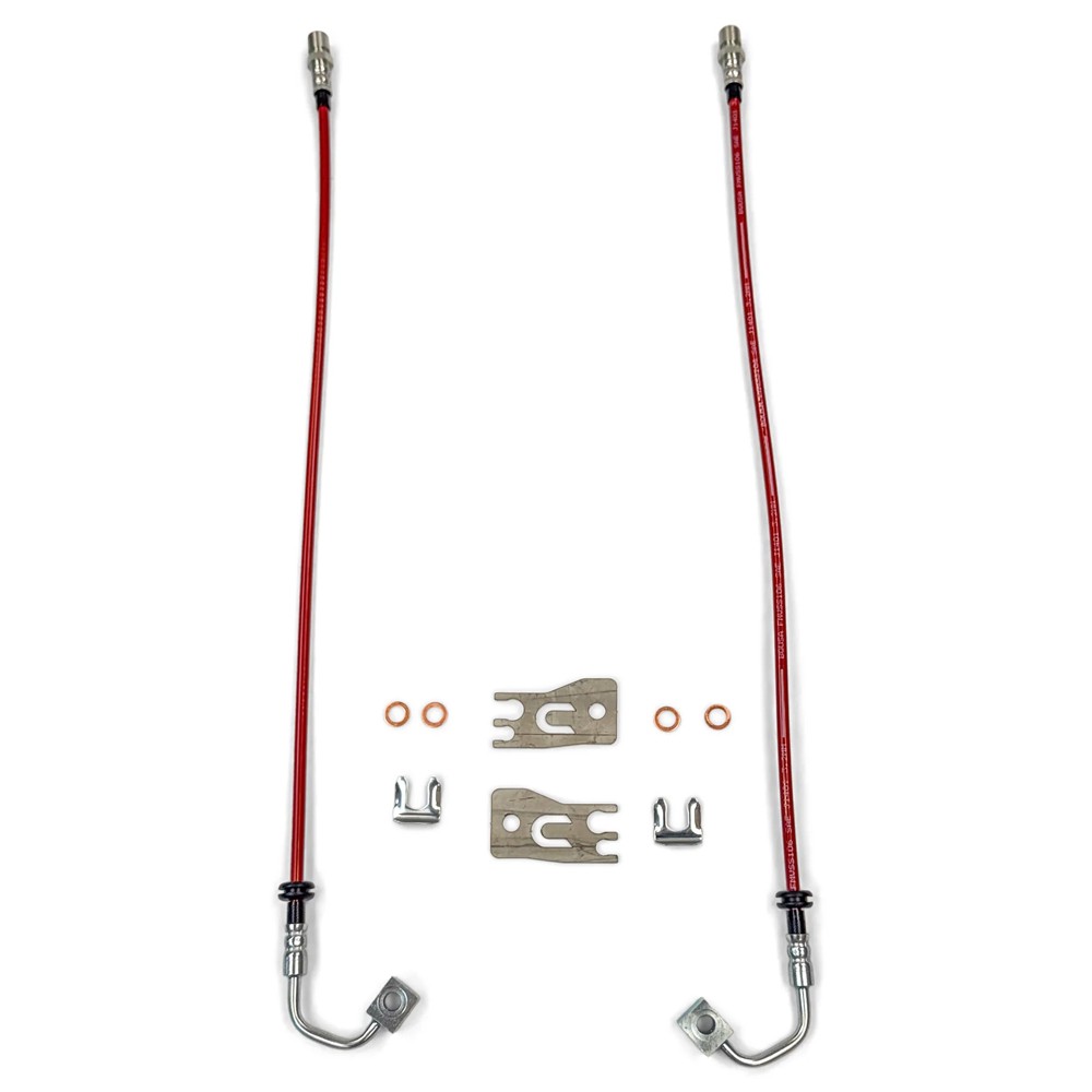Clayton Off Road HD Rear Brake Lines 24" 0-5" Lift - Jeep JL 392, 4xe & Xtreme Recon