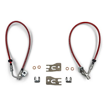 Clayton Off Road HD Rear Brake Lines 24" 0-5" Lift - Jeep JL 392, 4xe & Xtreme Recon