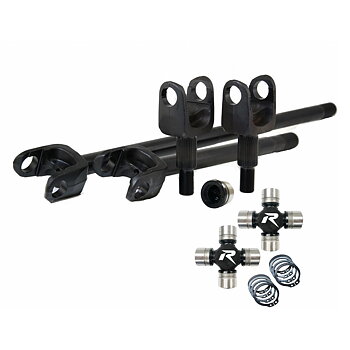 Revolution Gear HD Front Axle Shaft Kit 1350 U-Joints Dana 44 - Jeep JK Rubicon