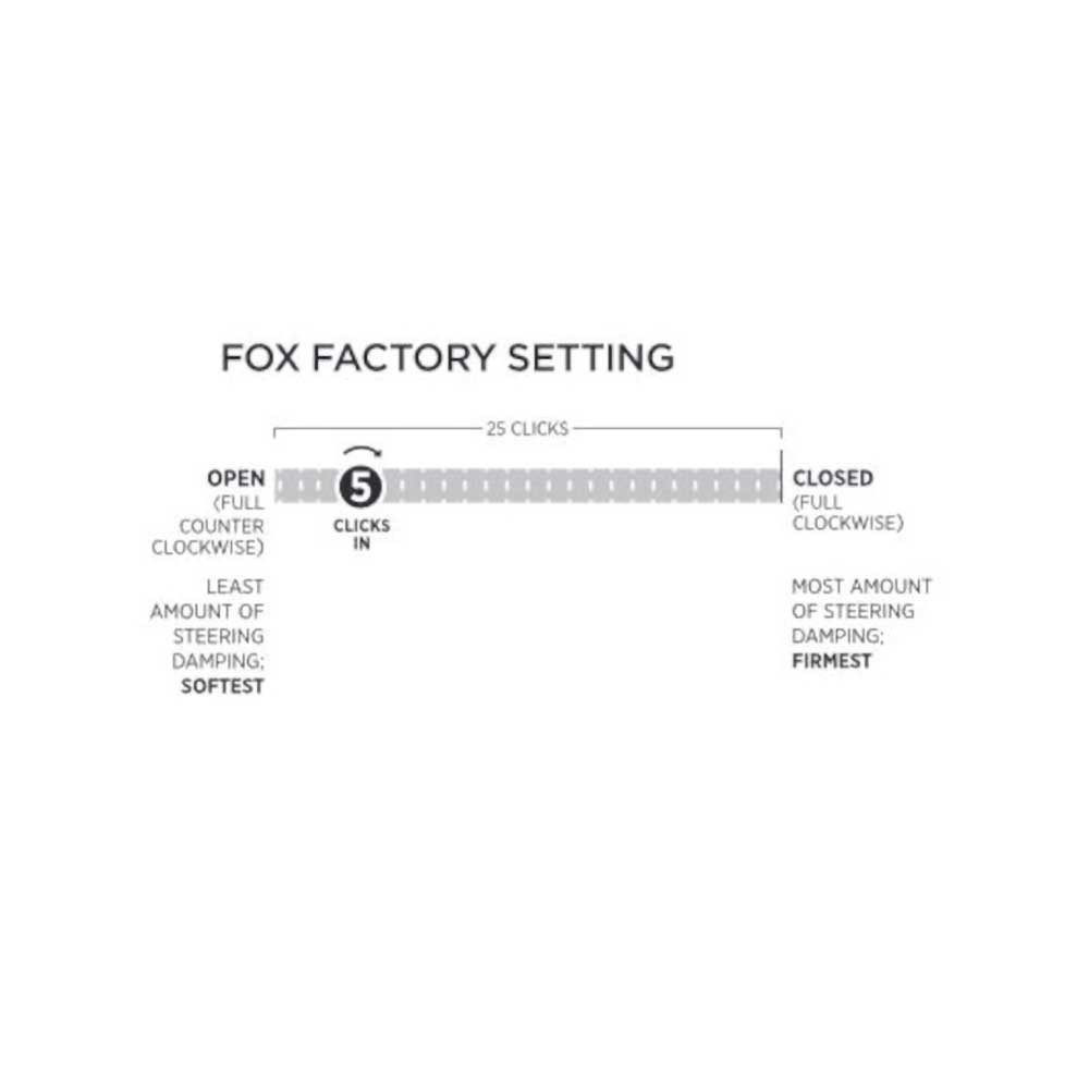 Fox Factory Race 2.0 Reservoir ATS Adjustable Steering Stabilizer - Jeep JL, JLU & JT - 8