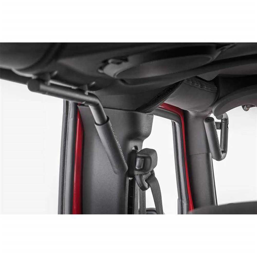 Rough Country Steel Front Grab Handles - Jeep JKU 4 Doors - 3