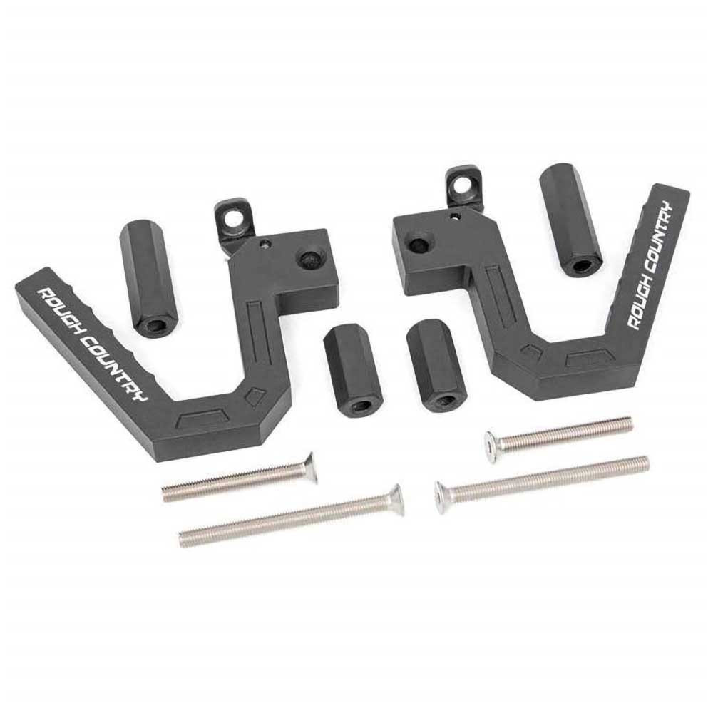 Rough Country Aluminium Front Grab Handles - Jeep JK & JKU