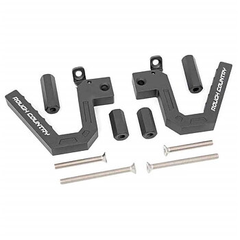 Rough Country Aluminium Front Grab Handles - Jeep JK & JKU