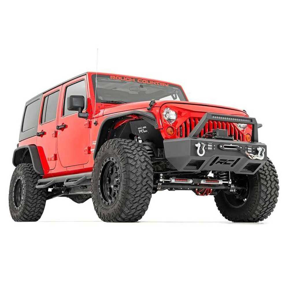 Rough Country N3 Premium Dual Steering Stabilizer 2-8" Lift - Jeep JK & JKU - 3