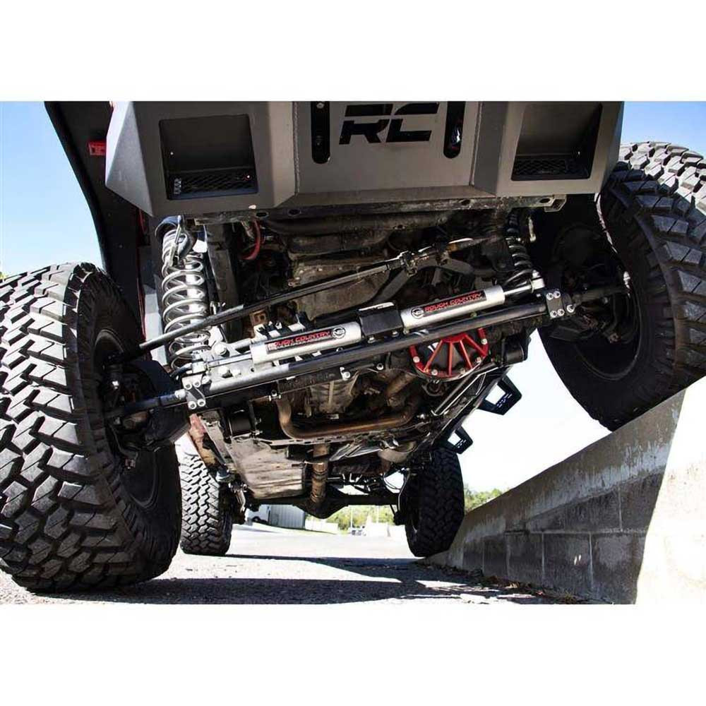 Rough Country N3 Premium Dual Steering Stabilizer 2-8" Lift - Jeep JK & JKU - 5