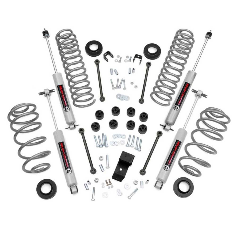 Rough Country 3.25" Lift Kit 6-Cylinder - Jeep TJ 1997-2002
