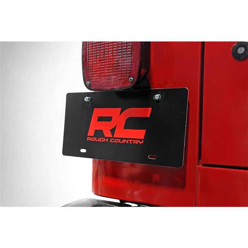 Rough Country License Plate Relocation Bracket - Jeep TJ & LJ - 2
