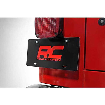 Rough Country License Plate Relocation Bracket - Jeep TJ & LJ