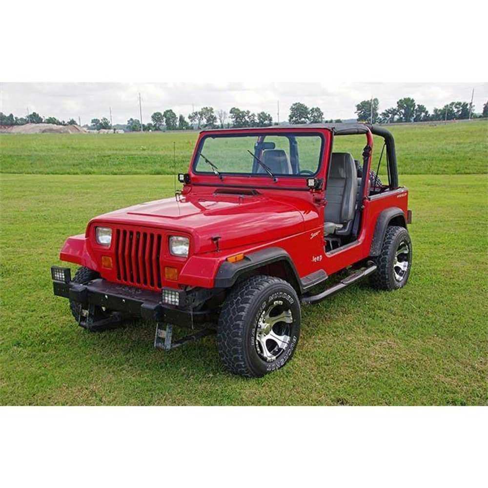 Rough Country Lower Windshield Light Mounts - Jeep YJ - 4