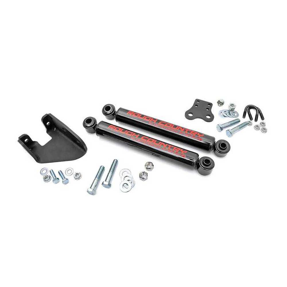 Rough Country Dual Steering Stabilizer 4-6.5" Lift - Jeep YJ