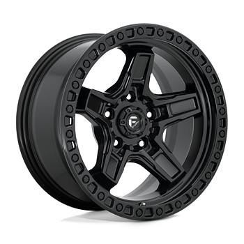 Fuel Kicker 17x9" 4.5BS Matte Black - Jeep JK, JL & JT
