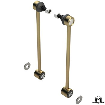 Metalcloak Rear Sway Bar Link Extension Kit, 12" - Jeep JL, JLU & JT