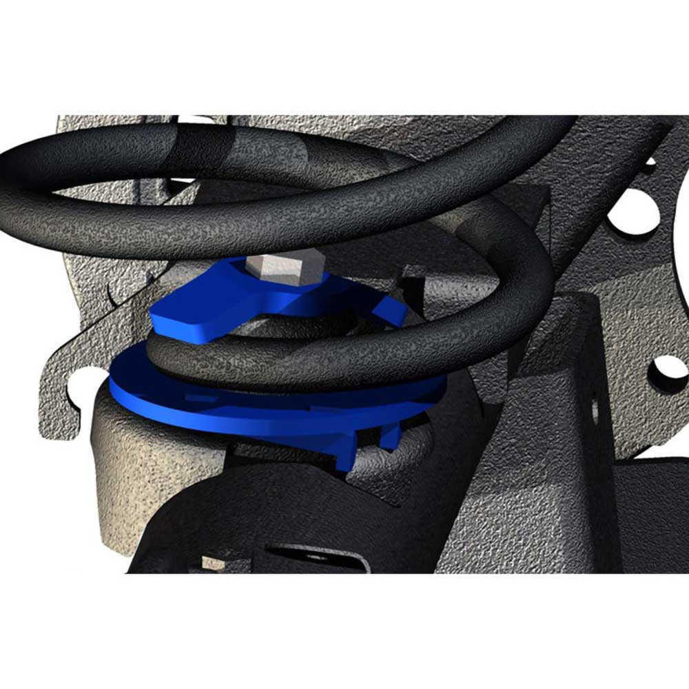 Rough Country Rear Coil Spring Correction Plates 3.5-6" Lift - Jeep JK & JKU - 2