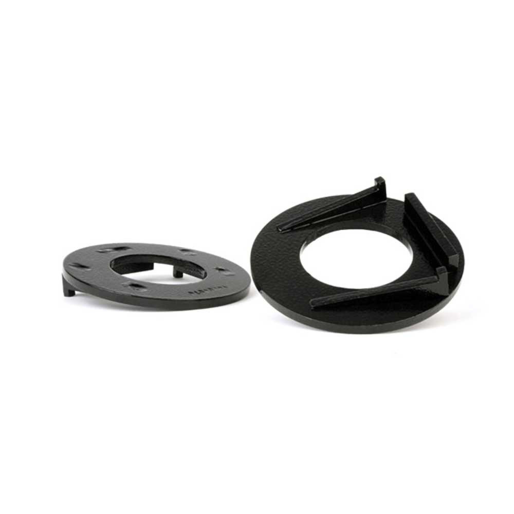 Rough Country Rear Coil Spring Correction Plates 3.5-6" Lift - Jeep JK & JKU