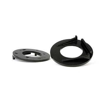 Rough Country Rear Coil Spring Correction Plates 3.5-6" Lift - Jeep JK & JKU