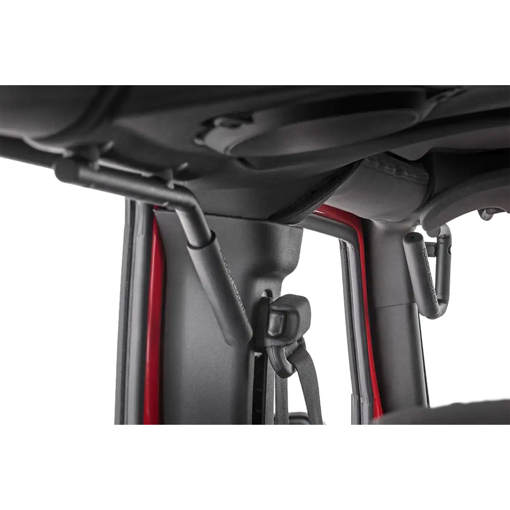 Rough Country Steel Front & Rear Grab Handles - Jeep JKU 4 Doors - 2