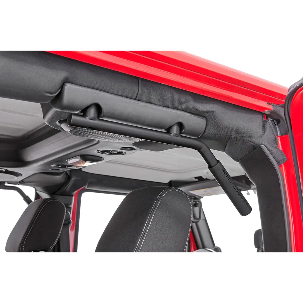 Rough Country Steel Front & Rear Grab Handles - Jeep JKU 4 Doors - 3