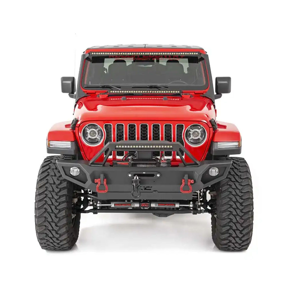 Rough Country Black Series 50" LED Light Bar White DRL with Windshield Mount - Jeep JL, JLU & JT - 7