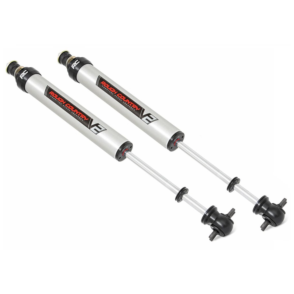 Rough Country V2 Monotube Shock Absorber Front 5-6.5" Lift - Jeep TJ, LJ & XJ