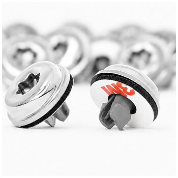 Rough Country Silver Rivet Kit for Fender Flares